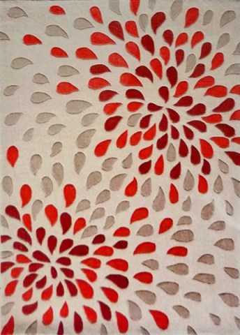 71019-BEIGE RED